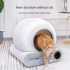 <span class=keywords><strong>Caja</strong></span> <span class=keywords><strong>de</strong></span> <span class=keywords><strong>Arena</strong></span> Inteligente <span class=keywords><strong>para</strong></span> <span class=keywords><strong>Gatos</strong></span> <span class=keywords><strong>de</strong></span> 65L <span class=keywords><strong>con</strong></span> Control por Aplicación, <span class=keywords><strong>Autolimpieza</strong></span>, Control <span class=keywords><strong>de</strong></span> Olores, Fácil <span class=keywords><strong>de</strong></span> Limpiar, Automática, 10kg <span class=keywords><strong>de</strong></span> <span class=keywords><strong>Arena</strong></span> - Product Image 5