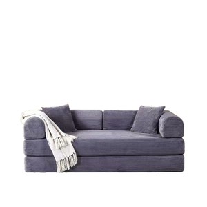 Sofá Cama en Forma de L para Mascotas, Relleno de Espuma, Funda de Corduroy Extraíble y Lavable, para Uso en las Cuatro Estaciones - Product Image 5