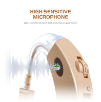 JINGHAO Nuevos Amplificadores Auditivos BTE, Dispositivo Auditivo Médico Chino Económico para Personas Sordas