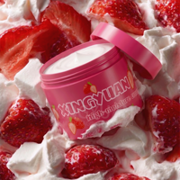 XINGYUAN Pots vides en plastique PP à large ouverture de 150g et 200g pour beurre corporel, crème visage et gommage – Personnalisables