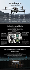 Drone Professionale con Doppia Fotocamera per Video e Fotografia, Gimbal, Motore Brushless, Lunga Autonomia di Volo, Migliore Portata HD 15km - Product Image 3