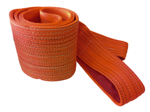 <span class=keywords><strong>10</strong></span>トン6メートルの平らなウェビングスリング強化された目で強化された安全性 - Product Image 3