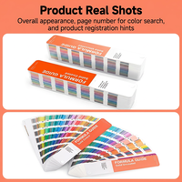 Guide de couleurs international COLOR BRIDGE GUIDE SET, cartes couchées et non couchées GP 6102A, brochure pliée avec impression en héliogravure pour papier d'art