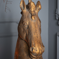 Vente en gros de statues de chevaux vintage en fer, décoration d'intérieur, artisanat en métal, cadeau pour la maison ou le bureau
