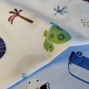 قماش قطني مطبوع بشاش مزدوج للرضع ، قماش تنورات ، قماش منسوجات منزلية ، قميص حرفي - Product Image 5