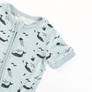 Bộ đồ ngủ tre Miozing có sẵn, bộ đồ ngủ mùa hè cho bé, bộ đồ ngủ tre hữu cơ, bộ liền thân thoáng khí cho bé bị chàm - Product Image 5