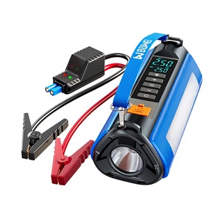 Démarreur de batterie avec pompe à air intégrée, écran numérique 12V, courant de crête 300A, entrée Type C, monocylindre - Product Image 2