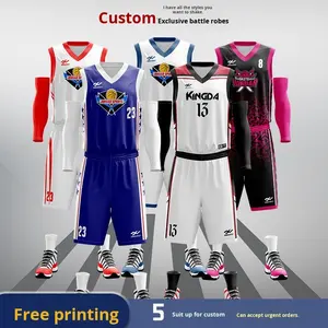 قميص كرة السلة الأمريكي - تصميم مخصص بشعار حسب الطلب، مصنوع من البوليستر الماص للرطوبة، شحن سريع إلى أمريكا - Product Image 2