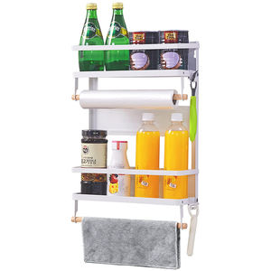 Fridge Side Rack Magnetic Fridge Organizer Spice Rack Refrigerator Shelf Fridge Rack Refrigerator Shelves - Product Image 1