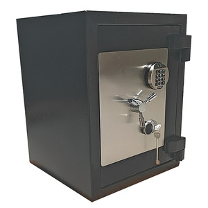 Coffre-fort robuste coffre-fort de sécurité boîte à bijoux coffre-fort en acier coffre-fort de dépôt d'argent coffre-fort serrure électronique avec clés - Product Image 1
