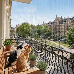 Malla de Nailon HDPE de Alta Resistencia, Rollo Personalizado de 2x3m, 4x3m, 6x3m, Red de Protección <span class=keywords><strong>para</strong></span> Ventanas y Balcones, Red <span class=keywords><strong>para</strong></span> <span class=keywords><strong>Gatos</strong></span> - Product Image 2