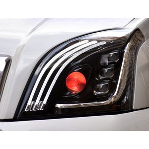 Phares Améliorés <span class=keywords><strong>Prado</strong></span> 2003-2009 à LED DRL, Assemblage de Lampe Avant Design Double Projecteur, Accessoires de Phares Automatiques pour <span class=keywords><strong>Toyota</strong></span> - Product Image 4