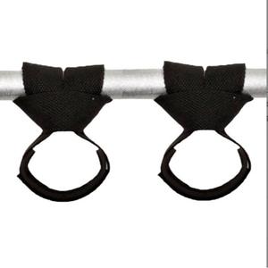 Ceinture d'assistance pour tractions Ztc487, nylon noir, lot de 2, équipement d'entraînement de force pour barre horizontale, barres parallèles, unisexe, tailles S, M, L - Product Image 1