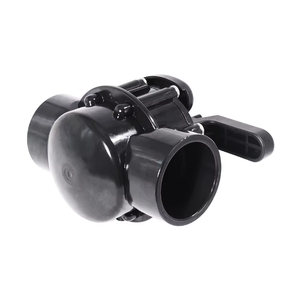 Grey/Black Diverter Valve 2-Way 2-Inch (2-1/2-Inch Slip Outside), PVC, Grey/Black <b>Pool</b> Accessoires - Product Image 3