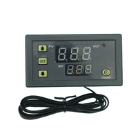 Mini Controlador de Temperatura Digital W3230, 12V 24V 220V, Termostato, Regulador de Calefacción y Refrigeración, Termorregulador con Sensor