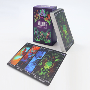 Diseño de impresión de cubierta de tarot original de bruja misteriosa Premium personalizado de fábrica cartas de tarot de encantos de oráculo mágico con guía - Product Image 5