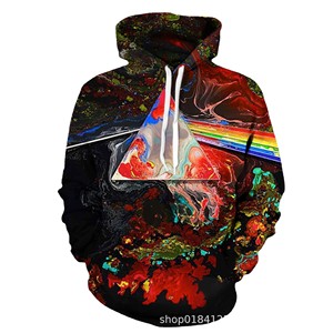 Sudadera con Capucha para <span class=keywords><strong>Hombre</strong></span>, Estilo Holgado, Otoño, 100% Poliéster, Transpirable, con Estampado Personalizado de la Bandera de Puerto <span class=keywords><strong>Rico</strong></span>, Estilo Urbano Latinoamericano - Product Image 6