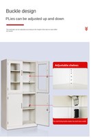 Armoire à deux portes battantes LAKSHYO L/Z, rangement pour vêtements, casier en acier, casier de gym, casier en fer, armoire, meubles de bureau