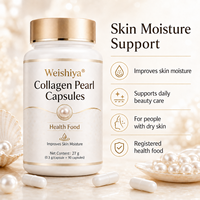 Capsules de supplément de beauté au collagène hydrolysé, anti-rides et hydratantes pour adultes, production personnalisée disponible