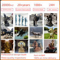Fontaine en bronze personnalisée, thème ange et cheval, décoration d'intérieur, fontaine d'eau sculptée