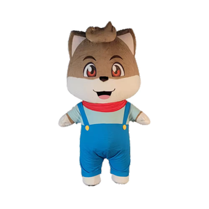 Trang phục mascot gấu hoạt hình bơm hơi bằng cotton cỡ lớn, tùy chỉnh theo yêu cầu nhà máy chuyên nghiệp 360 độ, dùng cho quảng cáo trẻ em - Product Image 2