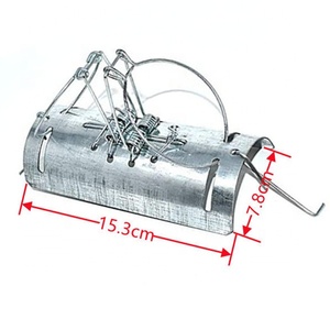 Trampa para Ratones de Metal Premium, Trampas para Topos Galvanizadas Tipo Túnel, Control de Roedores, Trampa de Alta Eficiencia para Gafos de Jardín - Product Image 2