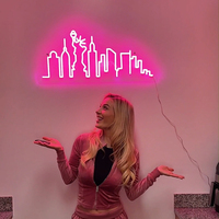 Enseigne lumineuse LED néon personnalisée en silicone pour logo d'entreprise, idéale pour les événements (robotique, fêtes, mariages) et la décoration de magasins