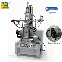 Nouvelle machine de presse à chaud semi-automatique pour grandes caisses plates en plastique, avec système PLC et jig rotatif, pour l'impression à chaud sur boîtes et le marquage.