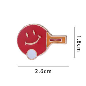 เข็มกลัดเคลือบรูปการ์ตูนสำหรับเล่นกีฬาฟุตบอลลูกวอลเลย์บอลป้ายติดปกเสื้อรูปวอลเลย์บอลน้ำมันของขวัญโลหะสำหรับบาสเก็ตบอล - Product Image 5