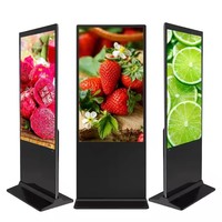 Sistema Windows de publicidad de pantalla táctil comercial de 49 pulgadas Memoria de 128GB para animación de centro comercial de autoservicio