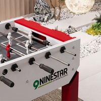 Table de football de table professionnelle en MDF JX-199, table de football ITSF NINESTAR 5 pieds