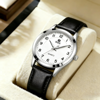 Montre d'examen pour fonctionnaires unisexe MIYOTA Mouvement à quartz 42mm Verre 20mm Boîtier en alliage