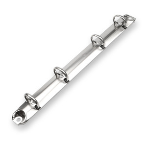 RUNDA PR210-4-20/20 Metal 210x20mm <strong>O</strong> Type 4-Hole Rust Proof Electroplated Folder Binder Accessories Loose-leaf <strong>Clip</strong> - Product Image 1