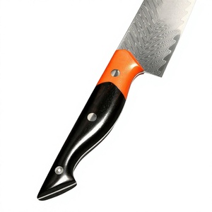 Cuchillos de chef japoneses de acero de Damasco de 10-11.9 pulgadas con mango de madera, forjados a mano, para diestros, a la venta a bajo precio. - Product Image 2