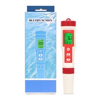 Stylo de test d'eau multifonction Vista 5 en 1 avec détection du chlore libre, ORP, H2, température et pH, écran LCD 0-14 pH 0-60°C