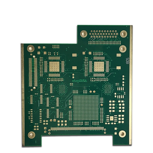 8 Layers High Tg HDI Gold Impregnated Rogers High Frequency HDI PCB