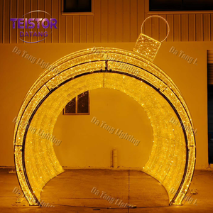 Arco de Adorno Navideño Gigante con Luces LED para Decoración de Calles Comerciales y Paisajes Festivos - Product Image 5