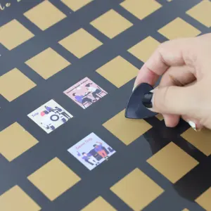 Idée cadeau personnalisée de haute qualité pour la Saint-Valentin, défi de liste de choses à faire pour les couples, 100 rendez-vous romantiques, voyage nocturne, <span class=keywords><strong>affiche</strong></span> à <span class=keywords><strong>gratter</strong></span> - Product Image 2