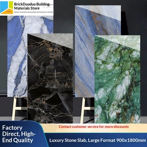 Dalles de porcelaine Guangdong Foshan 900x1800, style pierre de luxe, résistantes à l'usure, imperméables, 10 mm d'épaisseur, minimalistes, modernes, grandes dalles - Product Image 4