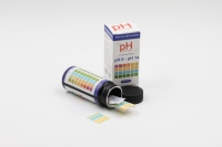 100 bandelettes universelles en plastique pour test de pH, plage complète 0-14, personnalisables OEM, test rapide du pH pour l'eau potable, les laboratoires, les gymnases, les piscines