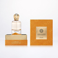 Emballage de bouteille vide de surface d'estampage à chaud de forme carrée personnalisable emballage de cadeau de boîte de parfum de papier de luxe de 30ml 50ml 100ml