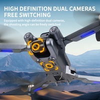 Drone H13 PRO avec moteur brushless, caméra HD 4K, évitement d'obstacles laser 360°, vol stationnaire stable par flux optique, avion RC pour débutants