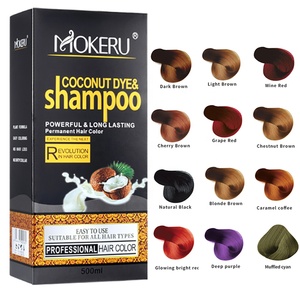 Champú personalizable para cubrir el cabello, <span class=keywords><strong>tinte</strong></span> para el cabello de coco, <span class=keywords><strong>Color</strong></span> marrón <span class=keywords><strong>oscuro</strong></span>, <span class=keywords><strong>Color</strong></span> gris, 500ml, venta al por mayor - Product Image 2
