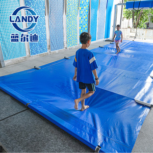 Cubierta para <span class=keywords><strong>Piscina</strong></span> de PVC Landy, Resistente al Frío, Antipolvo, <span class=keywords><strong>Rectangular</strong></span>, para Piscinas Enterradas al Aire Libre - Product Image 4