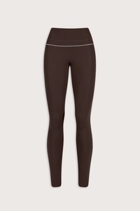 Leggings Deportivos de Cintura Alta Ecológicos Certificados por el Fabricante, Marca Privada para Gimnasio, con Ribete en Contraste, Pantalones de Yoga - Product Image 4