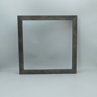 Fournisseur en gros de cadres flottants en bois de pin massif pour toiles, taille personnalisée, noir, naturel, blanc, pour peinture à l'huile