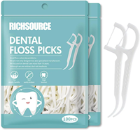 Sélection de Choix pour Vous Cure-Dents Aromatisés Richsource Fil Dentaire Menthe Hygiène Buccale Fils Dentaires