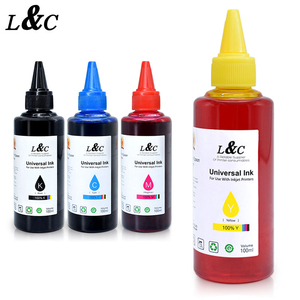 Kleurstof Universele Navulling Inkt 100Ml Fles Bulk Universele Inkt Voor Printer Gebruik Met Inkjetprinters Zwart/Cyaan/Magenta/Geel - Product Image 2