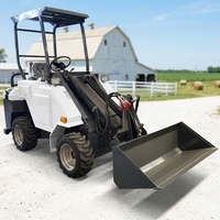 Gartenreinigung Kleiner Radlader Leichtgewichtiger Mini-Radlader für Haus und Garten