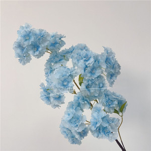 Ramo di ciliegio iridescente a 3 strati con fiori di sakura criptati, grande, per decorazioni floreali per matrimoni, feste, casa e soggiorno - Product Image 6